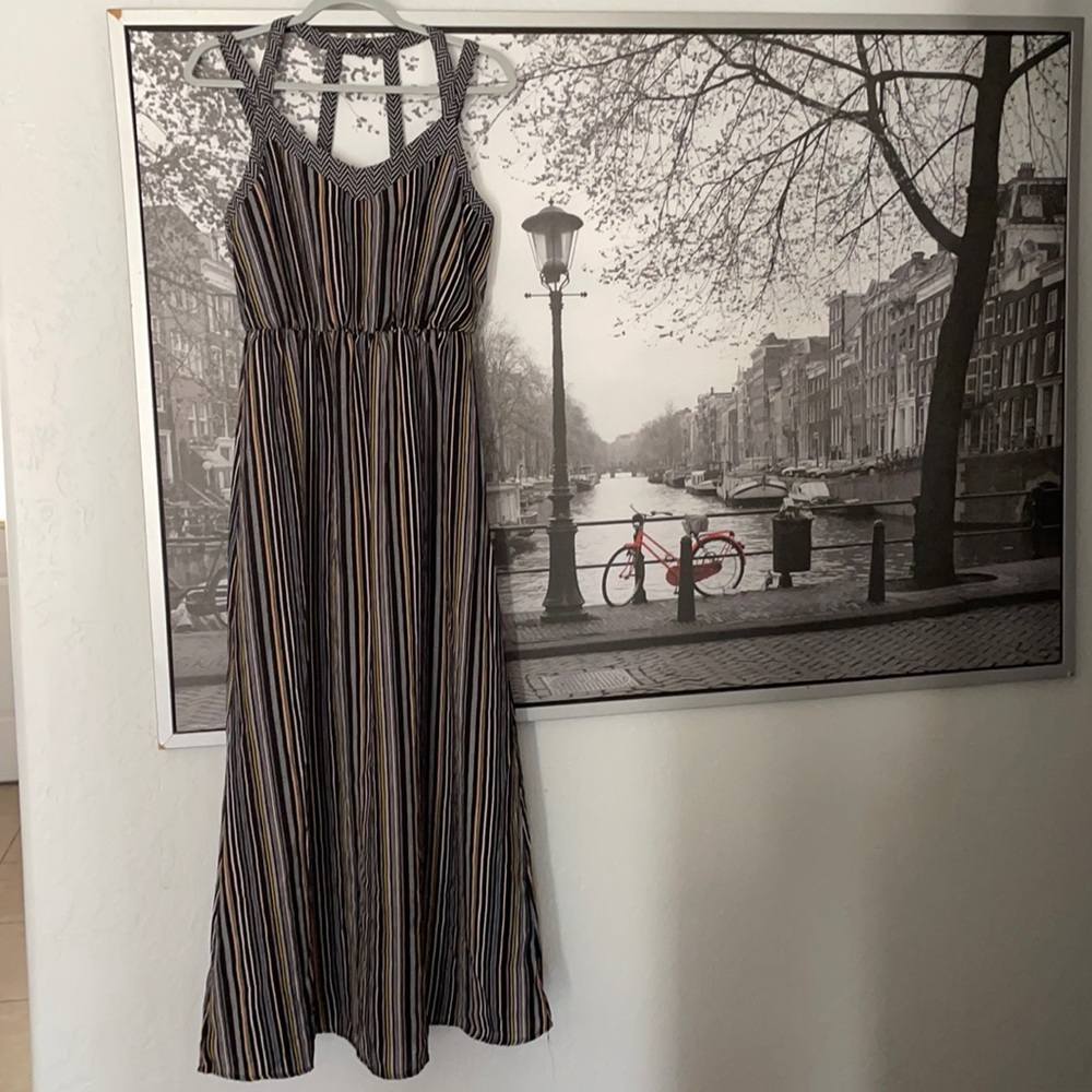 Printed maxi dress